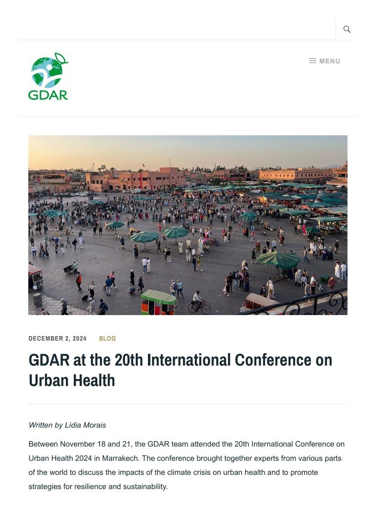 GDAR at the 20th International Conference on Urban Health-imagens-0